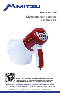 Manual de uso Mitzu MEG-650RD Megáfono