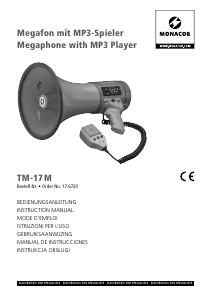 Handleiding Monacor TM-17M Megafoon