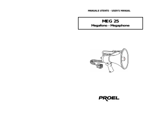 Handleiding Proel MEG 25 Megafoon