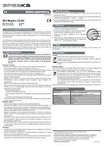 Handleiding Speaka CS-882 Megafoon