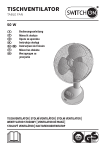 Návod Switch On VT-C0102 Ventilátor