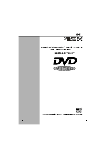 Manual de uso Daewoo DHT-230NT Reproductor DVD