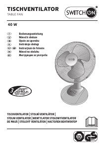 Manuál Switch On VT-C0101 Větrák