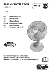 Bedienungsanleitung Switch On VT-B0201 Ventilator