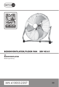 Bedienungsanleitung Switch On IAN 410055 Ventilator