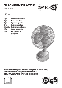 Návod Switch On VT-B0202 Ventilátor