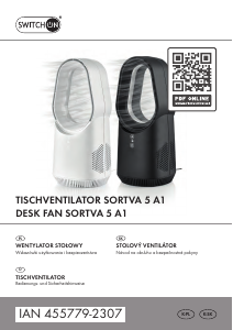 Návod Switch On SORTVA 5 A1 Ventilátor