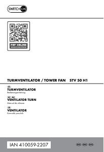 Priručnik Switch On STV 50 H1 Ventilator