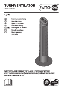 Priručnik Switch On VT-E0202 Ventilator