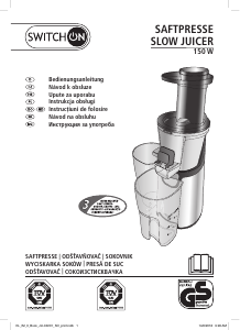 Manuál Switch On JU-C0201 Odšťavňovač