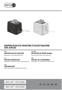 Bedienungsanleitung Switch On IAN 451152 Toaster