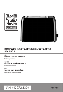 Bedienungsanleitung Switch On STK 750 A1 Toaster