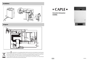 Manual Caple Di455DL Dishwasher