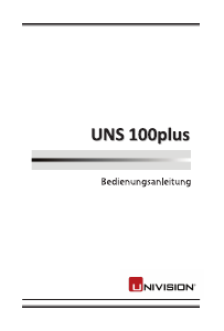 Bedienungsanleitung Univision UNS 100plus Digital-receiver