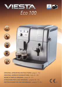 Manual Viesta Eco 100 Coffee Machine