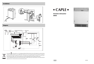 Manual Caple Di604 Dishwasher