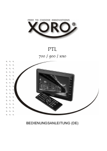 Bedienungsanleitung Xoro PTL 1010 LCD fernseher