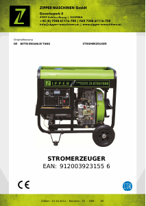 Bedienungsanleitung Zipper ZI-STE6700D Generator
