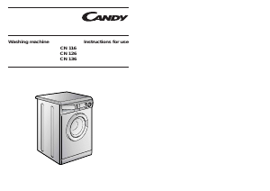 Manual Candy CN 116 Washing Machine