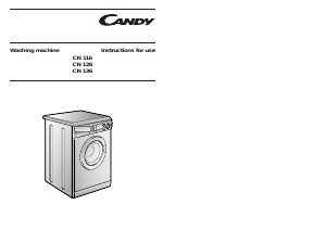 Manual Candy CN 136 Washing Machine