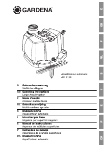 Bedienungsanleitung Gardena 8133 AquaContour Automatic Rasensprenger