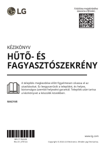 Használati útmutató LG GMB860PYDE Hűtő és fagyasztó