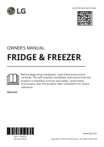 Manual LG GMG860EPBE Fridge-Freezer