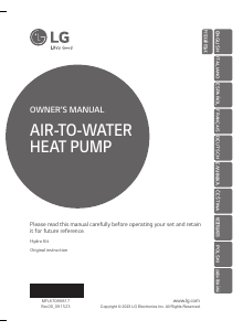 Manual LG ARNH04LK3A4 Heat Pump