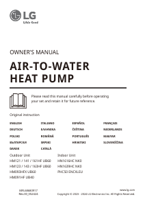 Manual LG PHCS0 Heat Pump