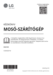 Használati útmutató LG F2DR508SBW Mosó-szárítógép