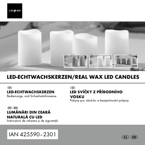 Manuál LIV&BO IAN 425590 LED Svíčka