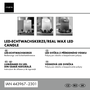 Bedienungsanleitung LIV&BO IAN 443967 LED kerze