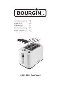 Mode d’emploi Bourgini 14.0001.00.00 Tosti Grille pain