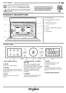 Mode d’emploi Whirlpool WMW47HMB Micro-onde