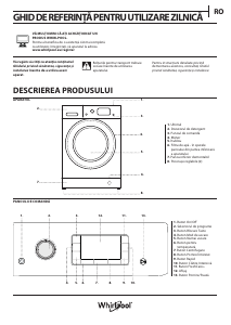 Manual Whirlpool FFWDD 1076258 BV EU Mașină de spalat cu uscator