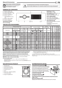 Handleiding Whirlpool FFBBE 7469 BSEV Wasmachine