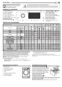 Handleiding Whirlpool FFD 8489E BSV BE Wasmachine