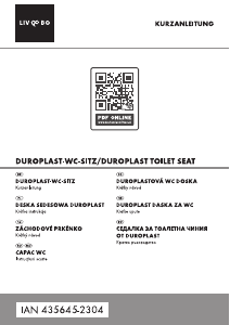 Priručnik LIV&BO IAN 435645 Daska za WC