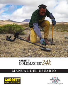 Manual de uso Garrett Goldmaster 24K Detector de metales