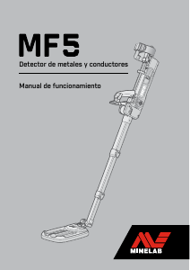 Manual de uso Minelab MF5 Detector de metales