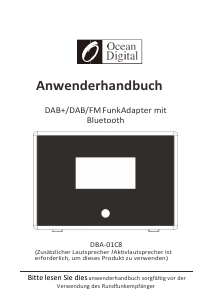 Bedienungsanleitung Ocean Digital DBA-01C8 Uhrenradio
