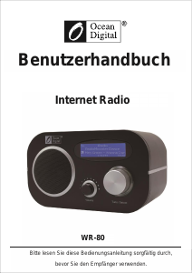 Bedienungsanleitung Ocean Digital WR-80 Radio