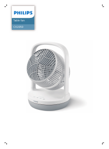 Manual de uso Philips CX2050 Ventilador