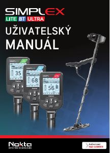 Manuál Simplex Ultra Detektor kovů