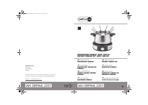 Priručnik Switch On IAN 389968 Fondue set