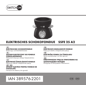 Priručnik Switch On SSFE 25 A2 Fondue set