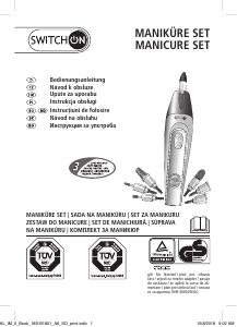 Manuál Switch On MS-B1801 Sada pro manikúru / pedikúru