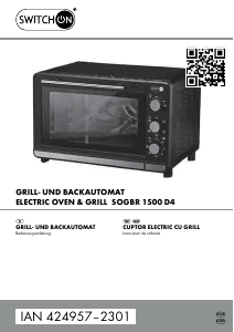 Bedienungsanleitung Switch On SOGBR 1500 D4 Backofen