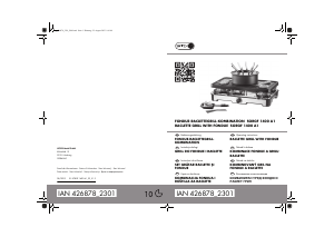 Instrukcja Switch On IAN 426878 Grill Raclette