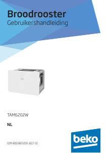 Handleiding BEKO TAM 6202 W Broodrooster